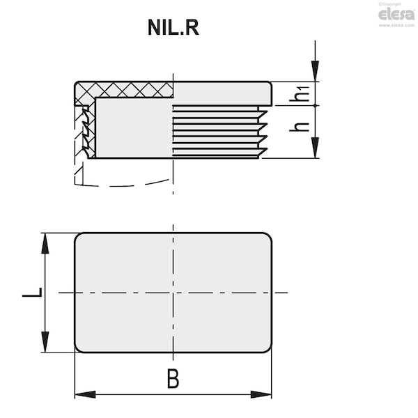 For Rectangular Tubes, NIL.R-100x30-C9